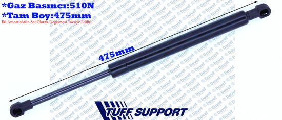 TUFF 612864 Bagaj Amortisoru Clio Iv 12>